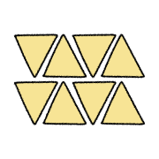 ドンタコスの形に型抜き